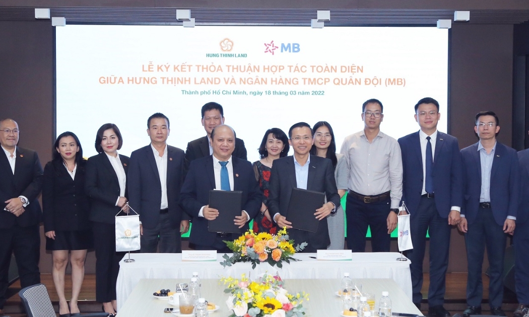 Hợp tác giữa MB và Hưng Thịnh Land được kỳ vọng sẽ mang lại giá trị gia tăng cho khách hàng.