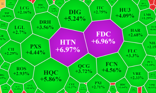 Cổ phiếu dầu khí tăng “bốc đầu”, tiền hút vào các mã bất động sản
