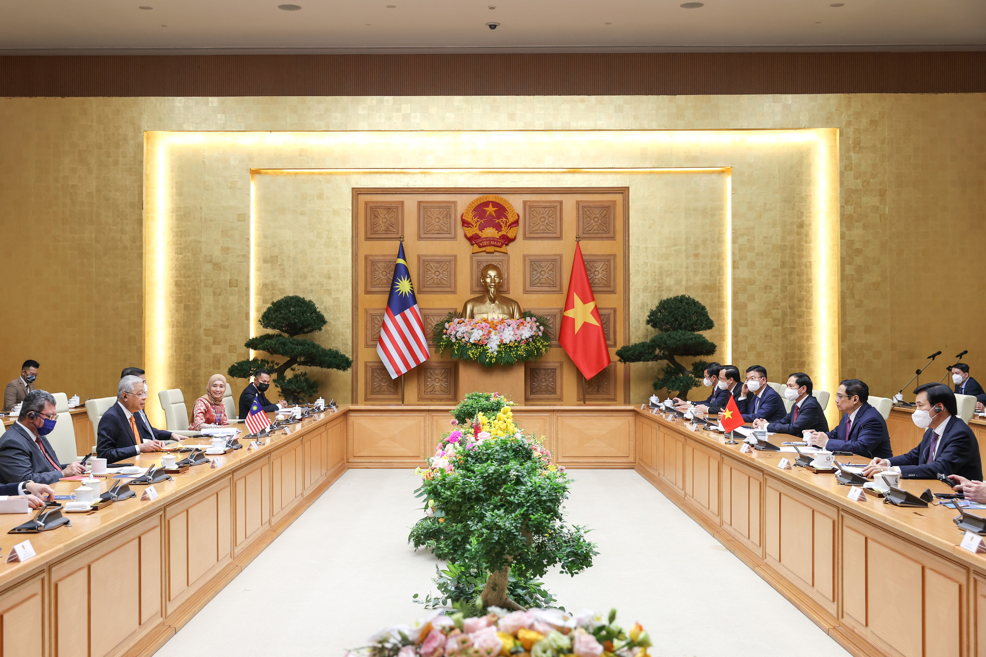 Hội đàm cao cấp Việt Nam-Malaysia - Ảnh: VGP