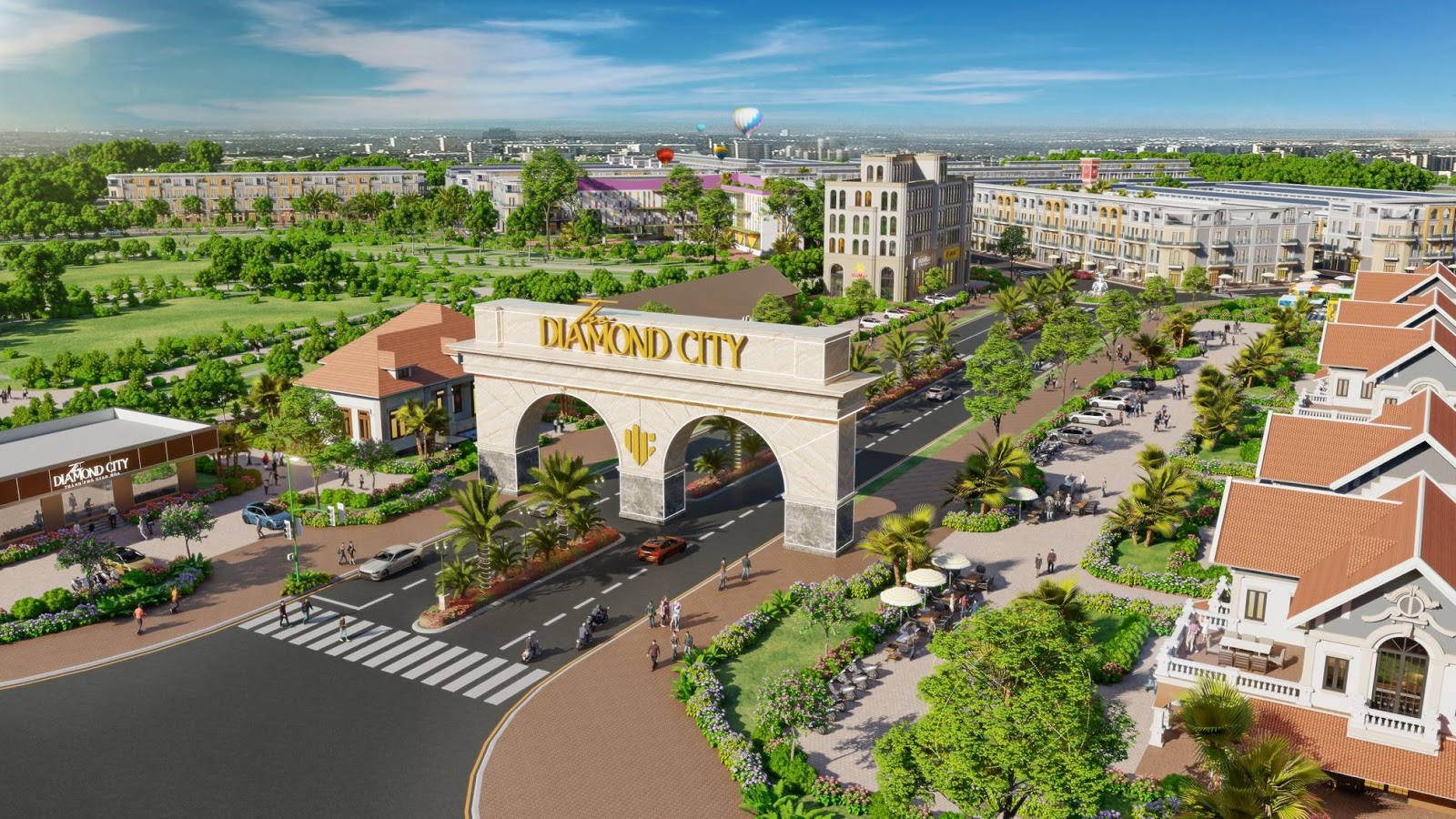 Dự án The Diamond City - có vị trí trong lõi bất động sản công nghiệp khi gần các khu công nghiệp lớn nhất của Long An là Idico, Việt Pháp, Thịnh Phát, Tân Đức, Hải Sơn.