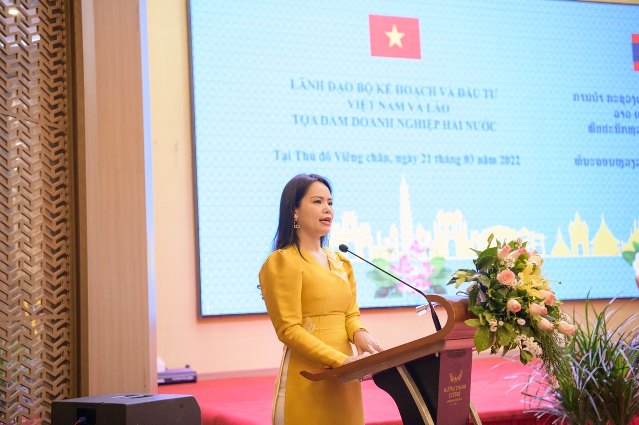 Bà Nguyễn Thị Thanh Bình, Phó Tổng giám đốc T&T Group phát biểu tại sự kiện.