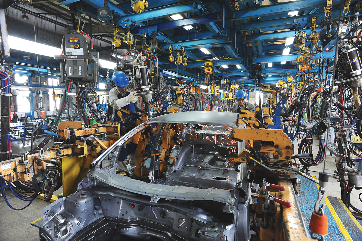 Nhập khẩu linh kiện của ngành ôtô chiếm tới hơn 70%.