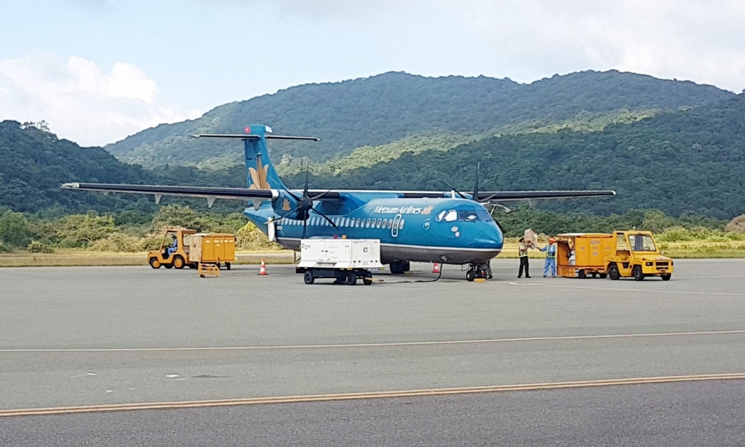 Sân bay Côn Đảo hiện nay chỉ đón được phi cơ cánh quạt hạng nhẹ ATR-72.