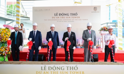 Động thổ tòa nhà văn phòng - thương mại trong khu phức hợp Grand Marina, Saigon