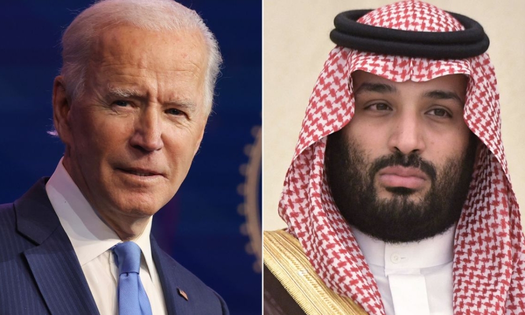 Tổng thống Mỹ Joe Biden (trái) và thái tử Mohammed bin Salman của Saudi Arabia - Ảnh: CNN.