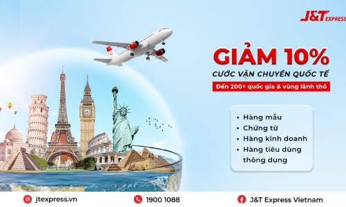 J&T Express triển khai khuyến mãi hấp dẫn để kích cầu thị trường giao nhận quốc tế
