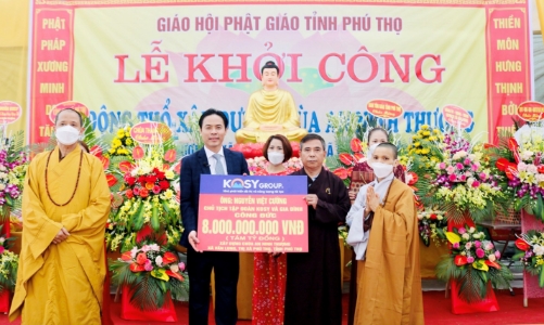 Phú Thọ khởi công động thổ xây dựng chùa An Ninh Thượng