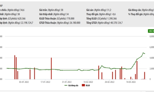 Giá tăng mạnh, lãnh đạo đăng ký bán hết cổ phiếu Nhựa Đồng Nai