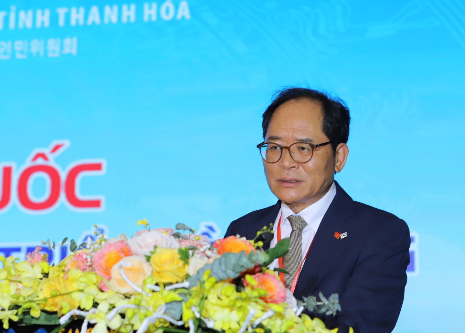 Ông Park Noh-wan, Đại sứ Hàn Quốc tại Việt Nam. Ảnh: Việt Tuấn.