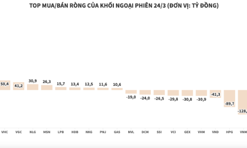 Khối ngoại tiếp tục gom thêm hơn 358 tỷ đồng cổ phiếu DGC