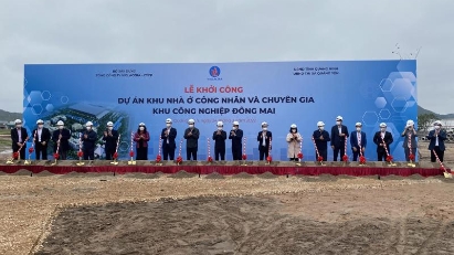 Viglacera begins construction of worker housing at Dong Mai Industrial Park