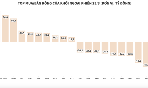 Khối ngoại bán ròng nhẹ, chỉ hơn 71 tỷ đồng