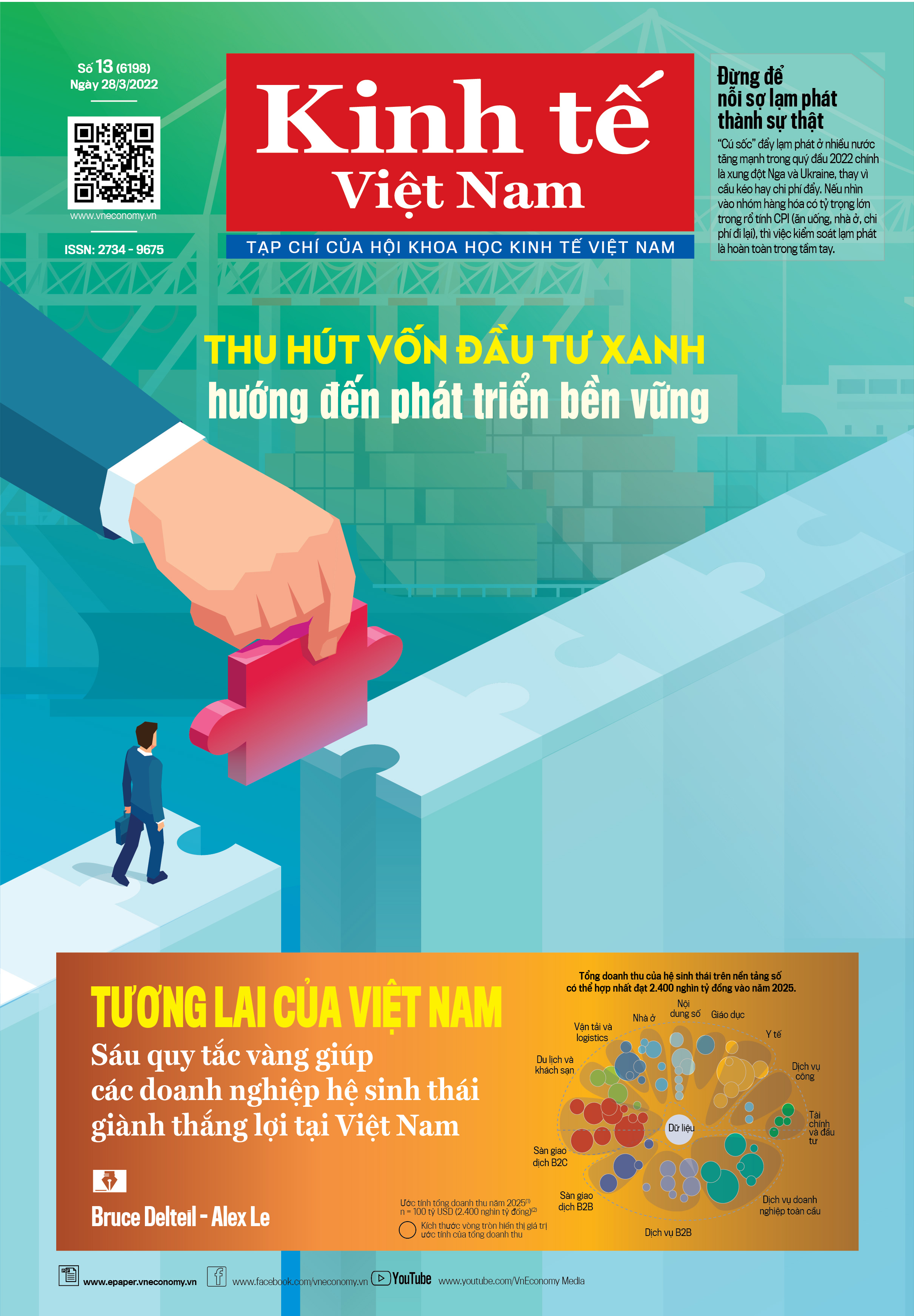 Tạp ch&iacute; Kinh tế Việt Nam số 13-2022