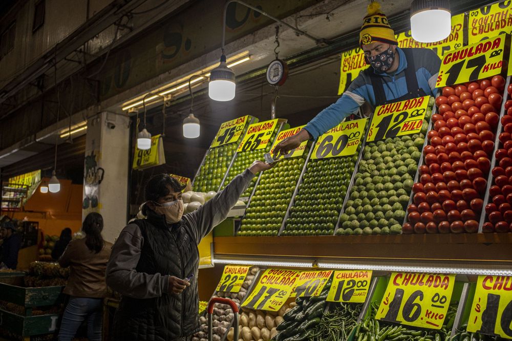Chợ Central de Abastos ở thành phố Mexico, Mexico - Ảnh: Bloomberg