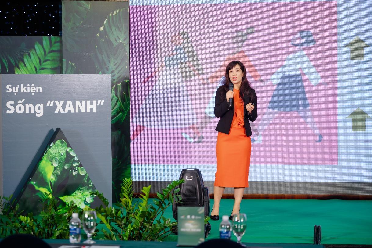 CEO Từ Thu Hiền (CEO WISE Vietnam) với phong c&aacute;ch &ldquo;Sống Xanh&rdquo; v&agrave; b&igrave;nh đẳng giới.