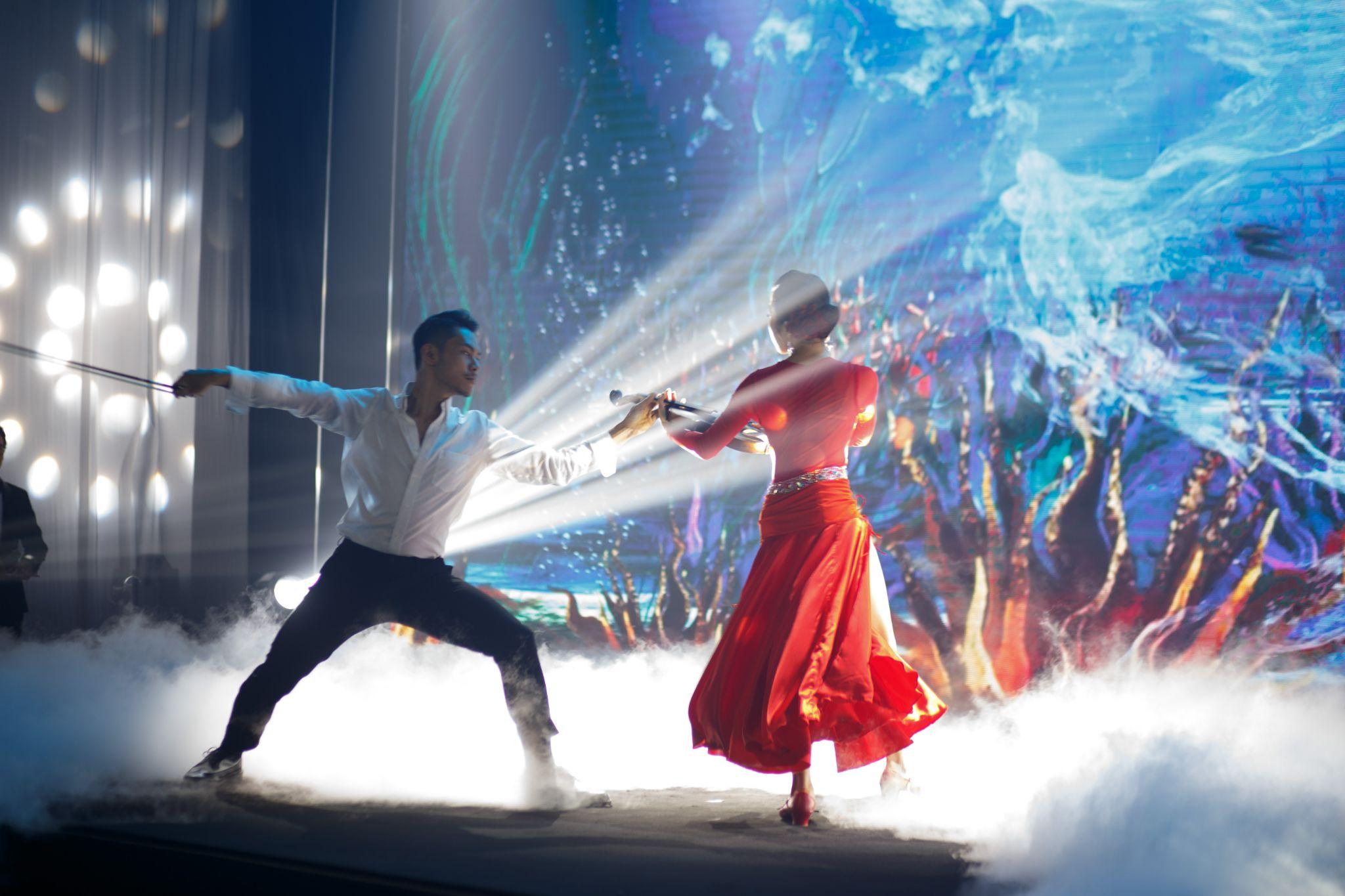 Vũ điệu flamenco nóng bỏng trở thành điểm nhấn đáng nhớ của bữa tiệc.