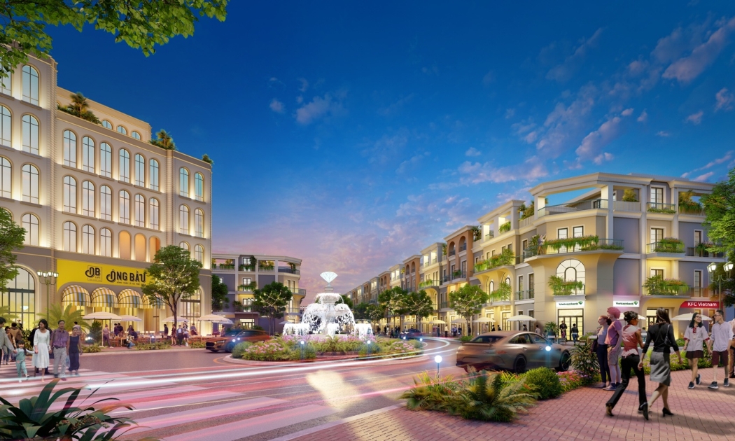 The Diamond City vị trí kim cương mặt tiền vành đai 4, ngay thành phố Đức Hoà tương lai.