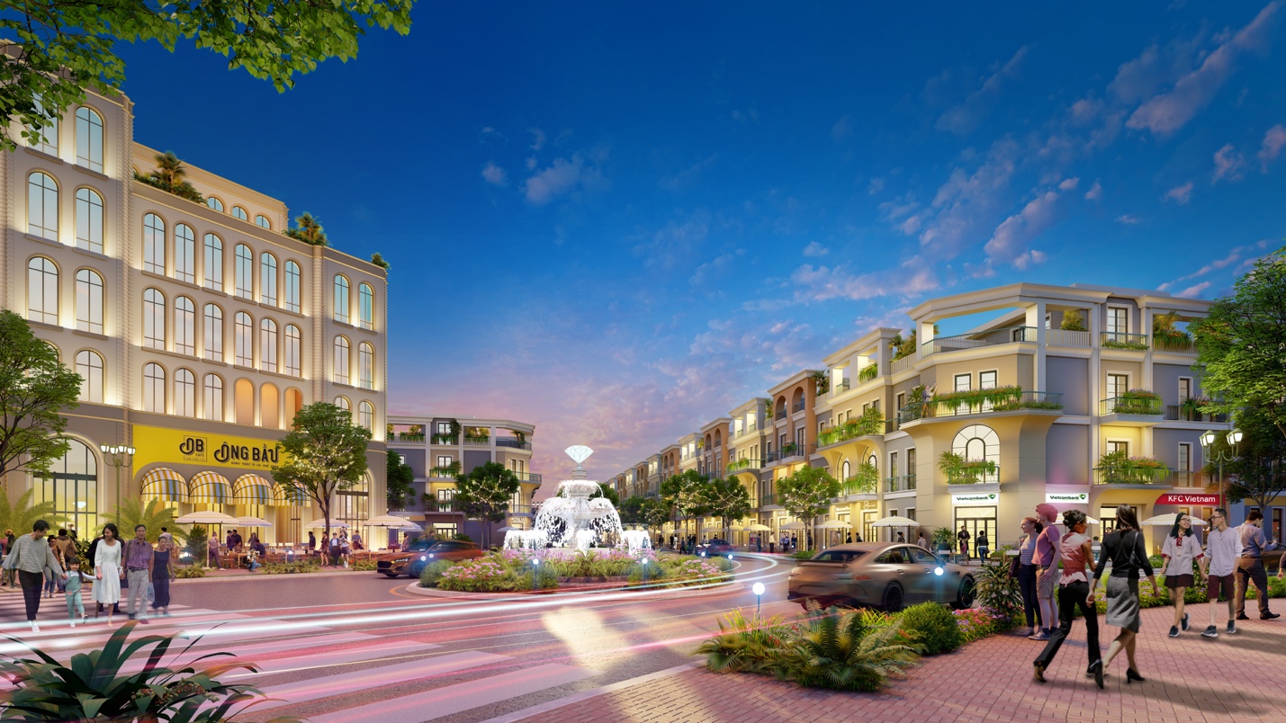 The Diamond City vị trí kim cương mặt tiền vành đai 4, ngay thành phố Đức Hoà tương lai.