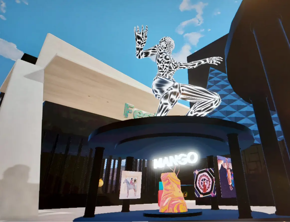 C&aacute;c t&aacute;c phẩm nghệ thuật NFT của Mango sẽ được&nbsp;triển l&atilde;m trong Khu Bảo t&agrave;ng của Decentraland.