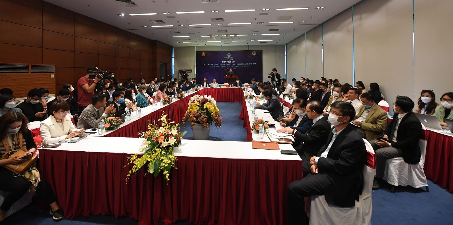 Hội nghị góp ý sửa đổi “Luật Đất đai – Luật Nhà ở – Luật Kinh doanh bất động sản” được tổ chức ngày 28/3/2022.