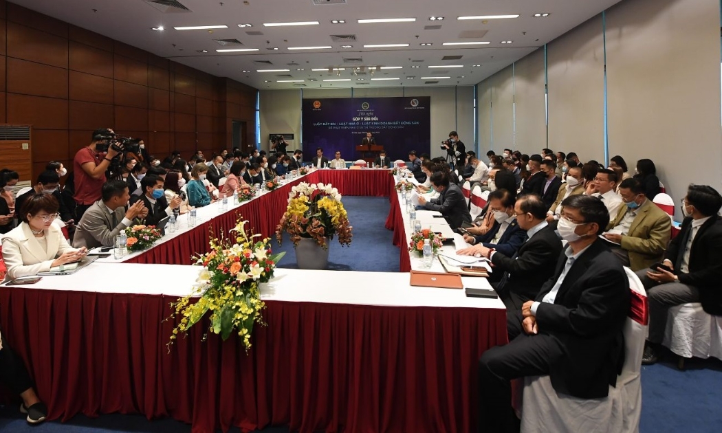 Hội nghị góp ý sửa đổi “Luật Đất đai – Luật Nhà ở – Luật Kinh doanh bất động sản” được tổ chức ngày 28/3/2022.