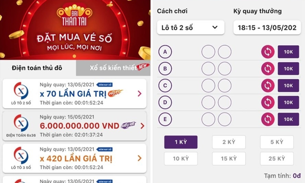 Nhiều ví điện tử lớn và các ứng dụng mobile banking của một số ngân hàng hỗ trợ thanh toán dịch vụ