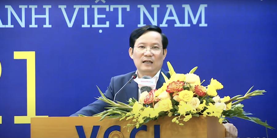 Mr. Pham Tan Cong, Chairman of the Vietnam Chamber of Commerce and Industry (VCCI).