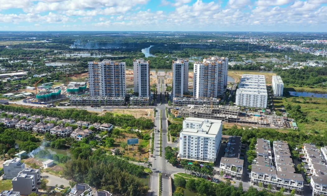 Khu đô thị tích hợp Mizuki Park đang trở thành tâm điểm chú ý trên trục đại lộ Nguyễn Văn Linh.
