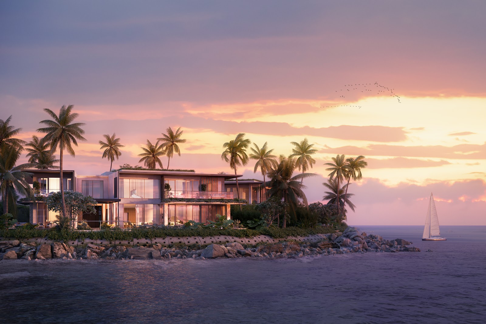 Tư dinh của các siêu tỷ phú kề bên vịnh biển đẹp nhất Việt Nam.