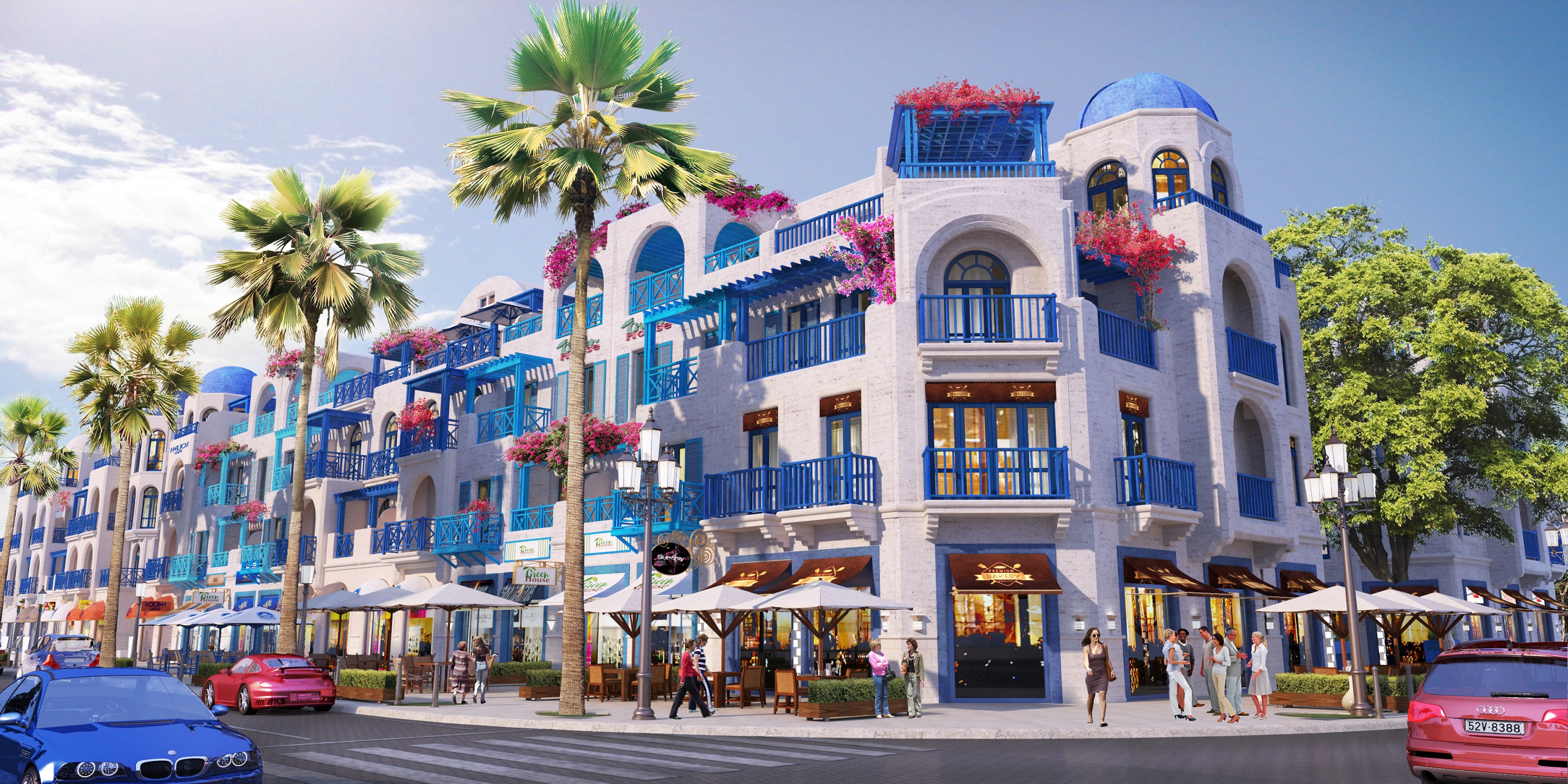 Shophouse ph&acirc;n khu Festival Town tại NovaWorld Phan Thiet.