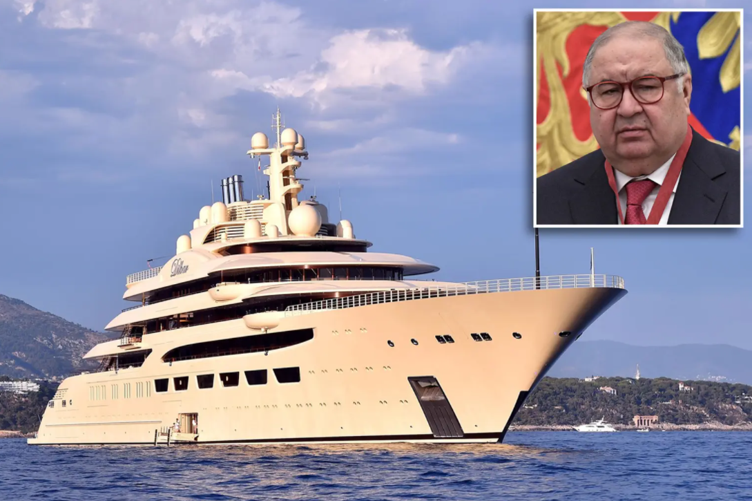 Siêu du thuyền Dilbar của Alisher Usmanov - Ảnh: Getty Images