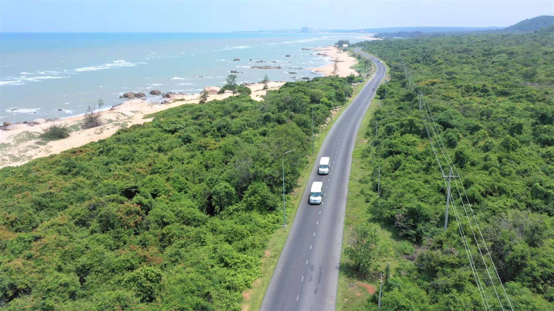 Cung đường ven biển Vũng Tàu - Bình Châu với vốn đầu tư hàng nghìn tỷ đồng. Nguồn hình: Internet.