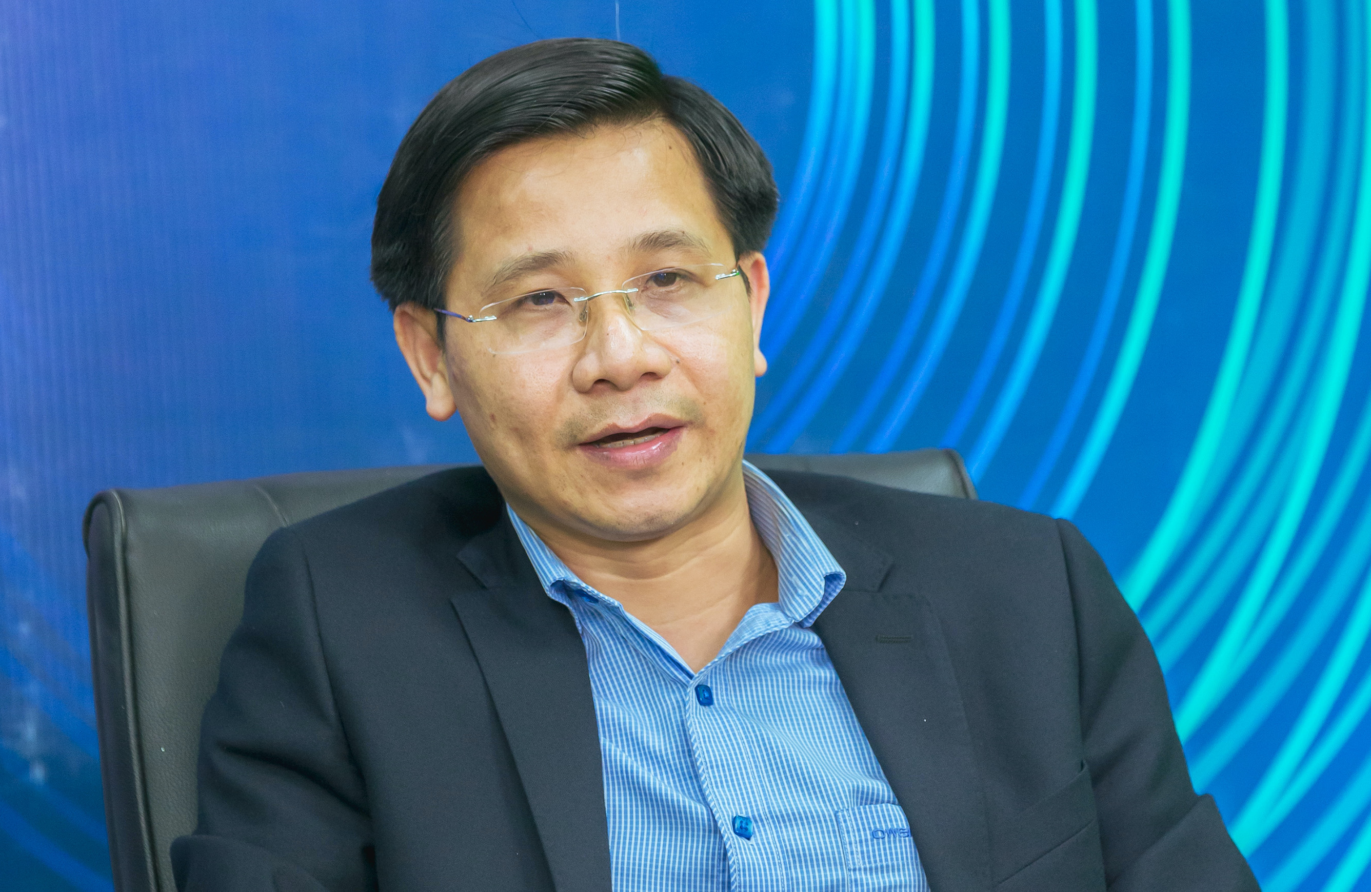 &Ocirc;ng Nguyễn Đức Long, Vụ trưởng Vụ Dự b&aacute;o Thống k&ecirc;, Ng&acirc;n h&agrave;ng Nh&agrave; nước. Ảnh Chu Xu&acirc;n Khoa.