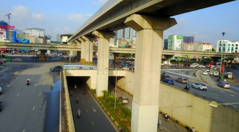 Hầm chui Thanh Xuân giao với Vành đai 3 đi vào hoạt động từ năm 2016.