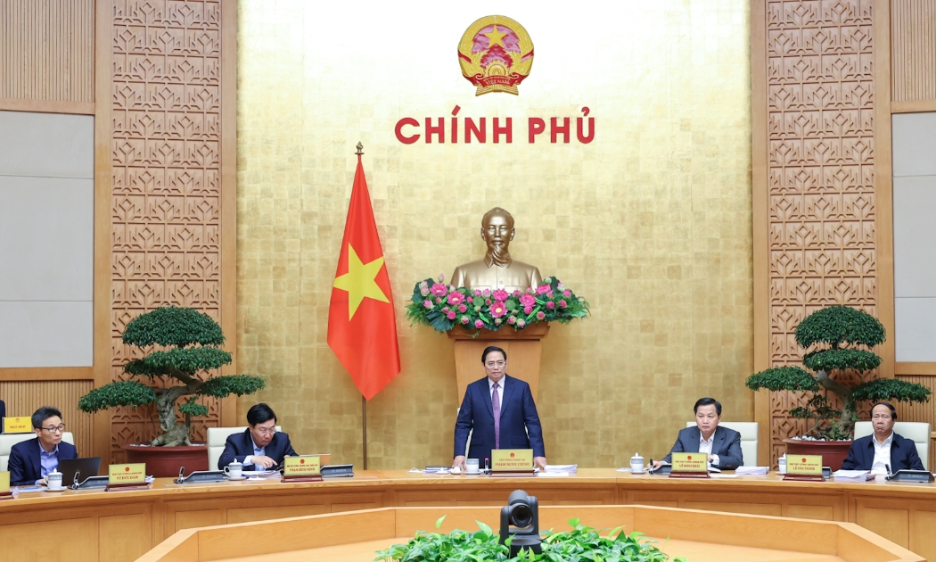 Thủ tướng Phạm Minh Chính chủ trì phiên họp - Ảnh: VGP