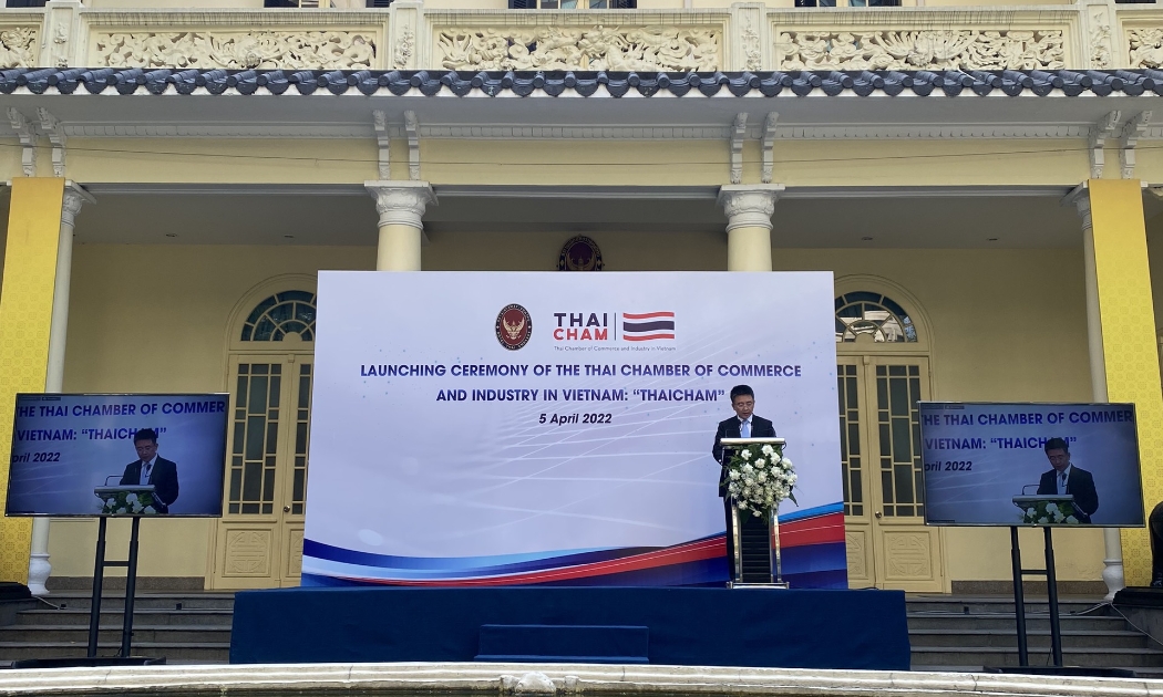 Chủ tịch ThaiCham Piyapong Jriyasetapong tại sự kiện - Ảnh: Đại sứ quán Thái Lan.