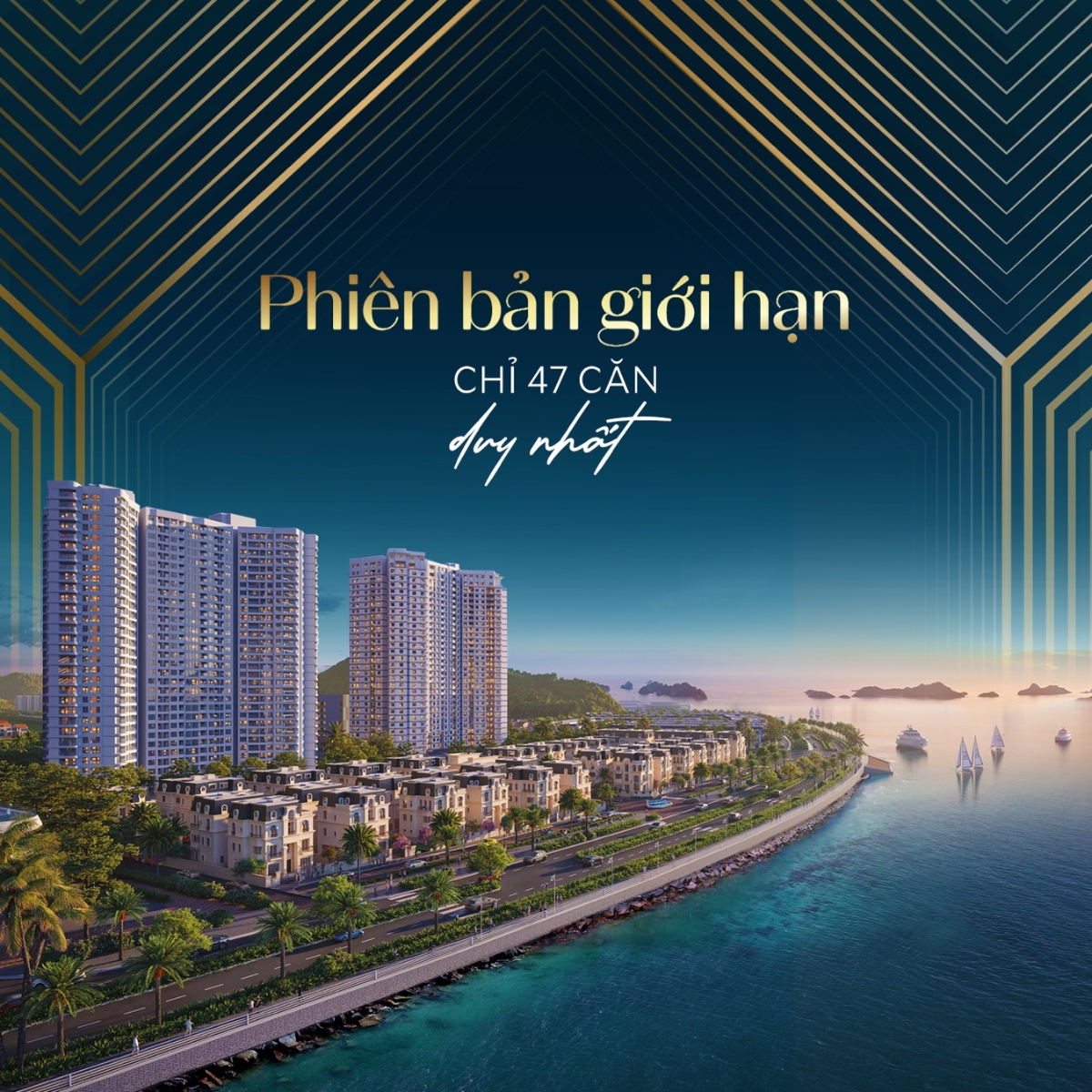 Bất động sản vịnh biển là của để dành tự gia tăng giá trị với bản chất khan hiếm không thể thay thế.