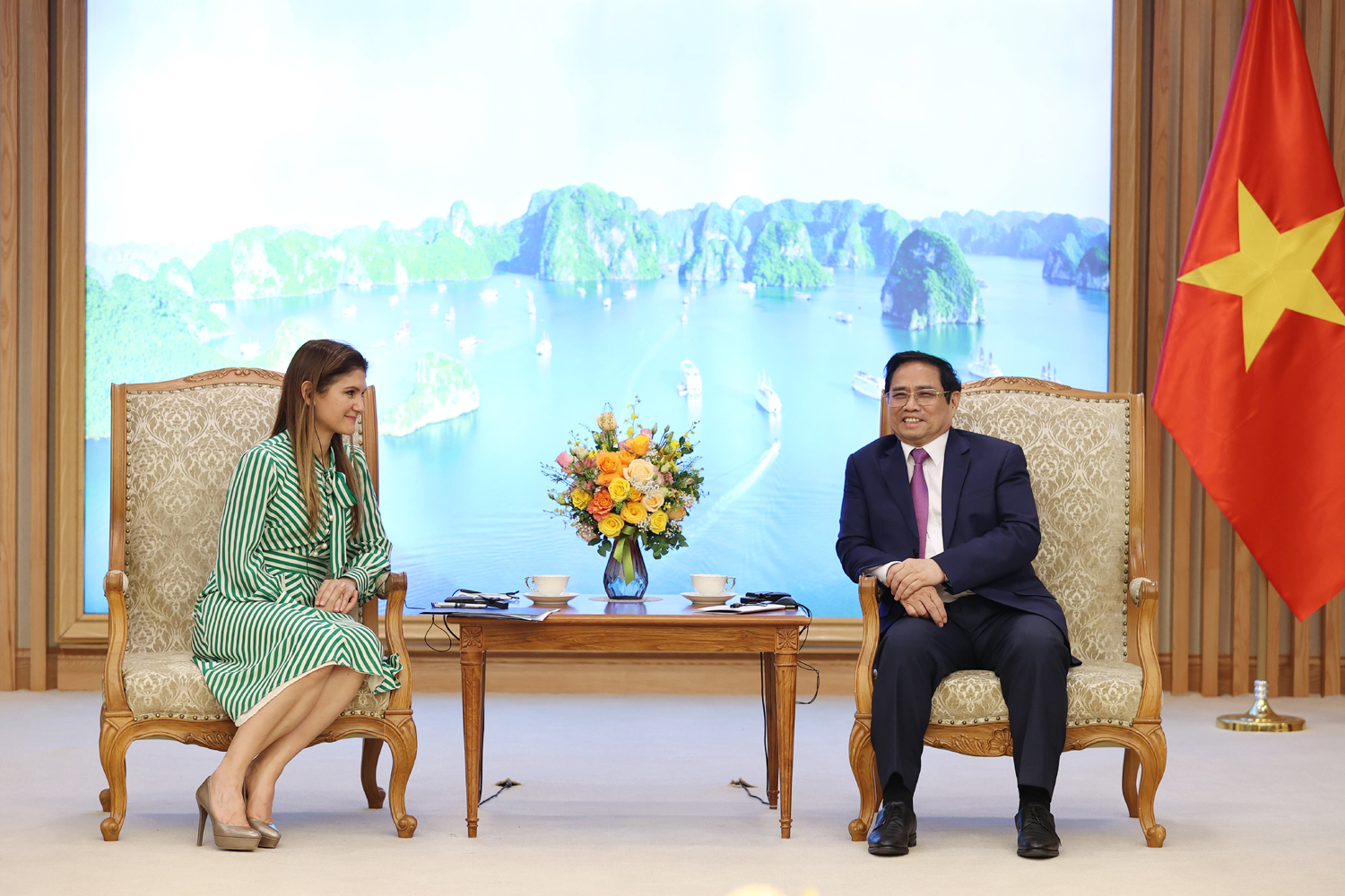 Bộ trưởng Ngoại giao Panama nhấn mạnh rằng Ch&iacute;nh phủ Panama lu&ocirc;n mong muốn tăng cường hơn nữa quan hệ với Việt Nam - Ảnh: Bộ Ngoại giao.