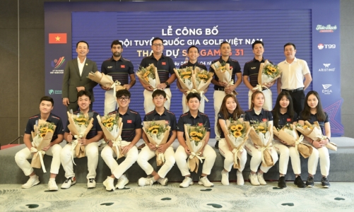 Công bố đội tuyển Golf Quốc gia tham dự Seagame 31 