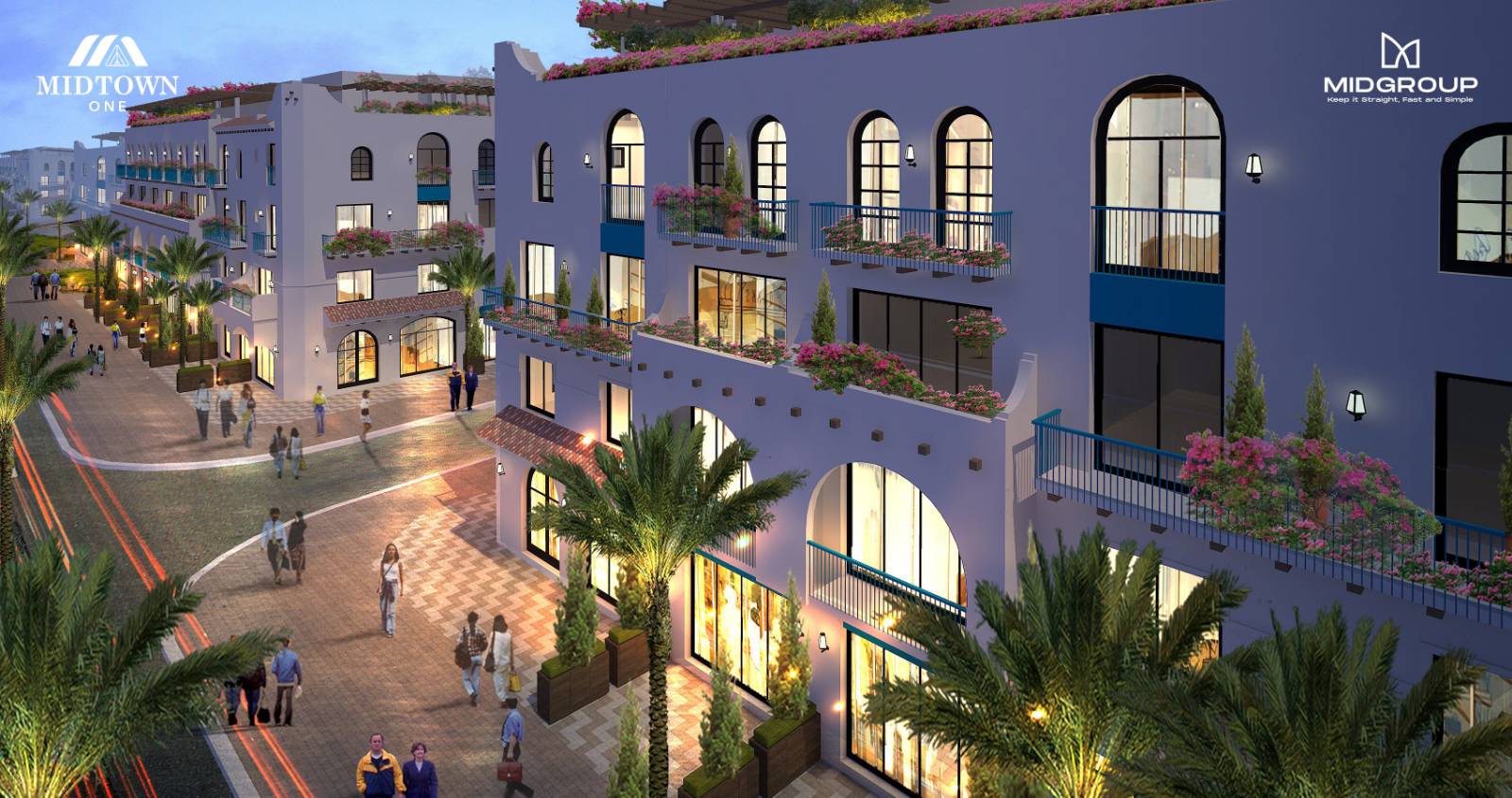 Midtown One được Midgroup đầu tư và phát triển với số vốn gần nghìn tỷ đồng.