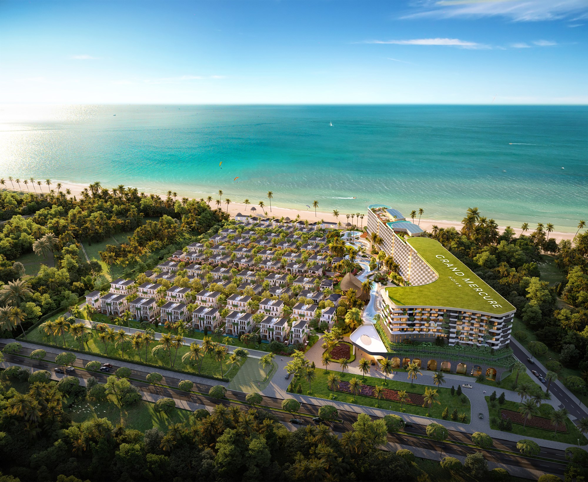 Dự án Grand Mercure Hội An được ví như vì tinh tú giữa hai miền di sản văn hóa thế giới là phố cổ Hội An và Thánh địa Mỹ Sơn.