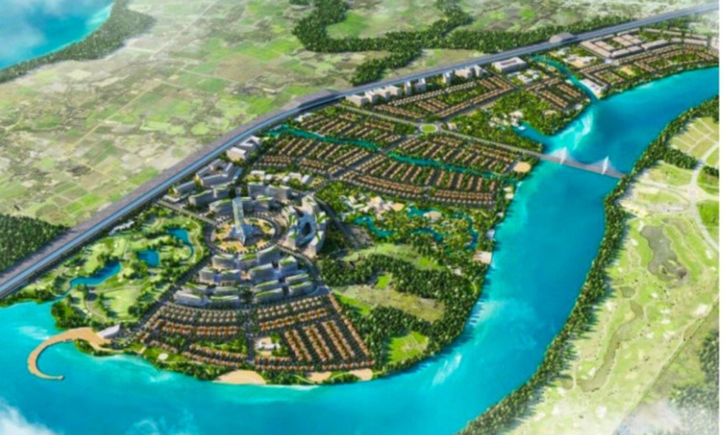 Phối cảnh tổng thể Dự án Khu dân cư Long Tân - Phú Thạnh.
