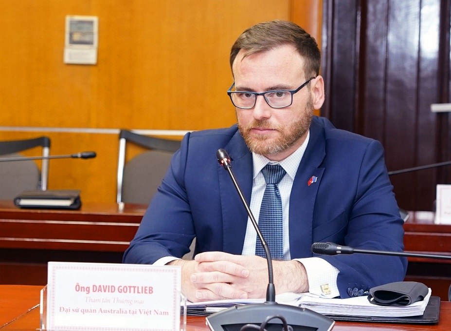 &Ocirc;ng David Gottlieb-Tham t&aacute;n Kinh tế&nbsp;Đại sứ qu&aacute;n &Uacute;c tại Việt Nam. Ảnh:&nbsp;Vụ Thị trường ch&acirc;u &Aacute; - ch&acirc;u Phi.