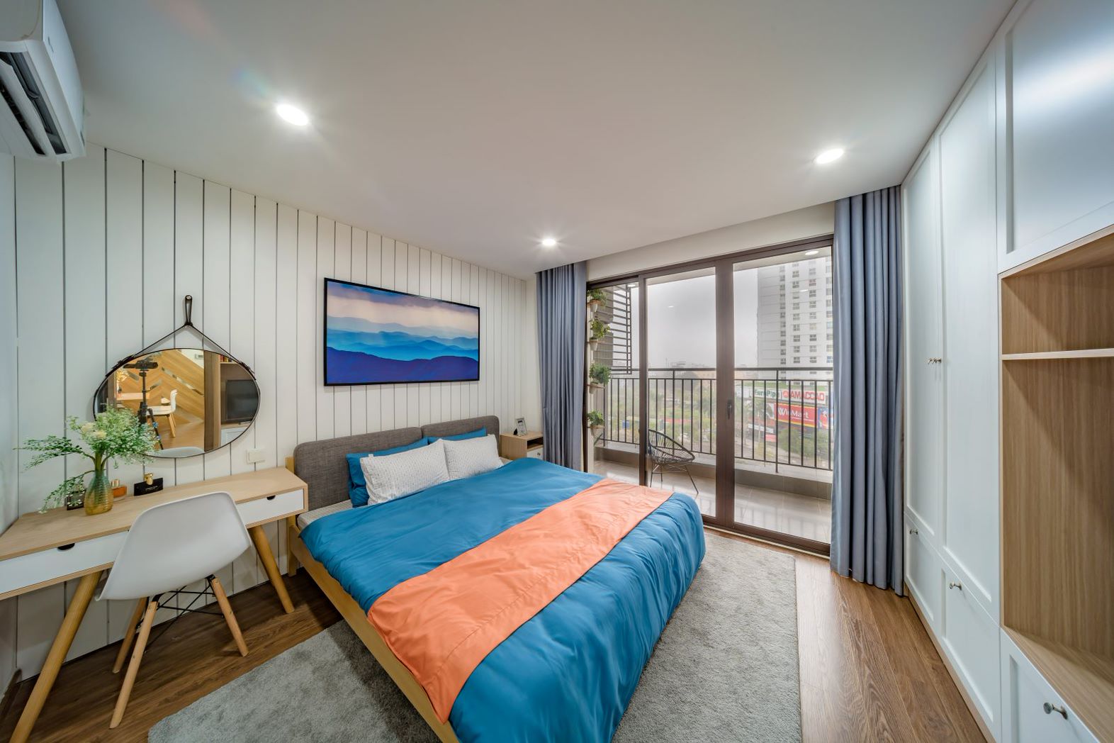 100% căn hộ 2 phòng ngủ tại UDIC Westlake có 2 mặt thoáng, khoáng đạt.