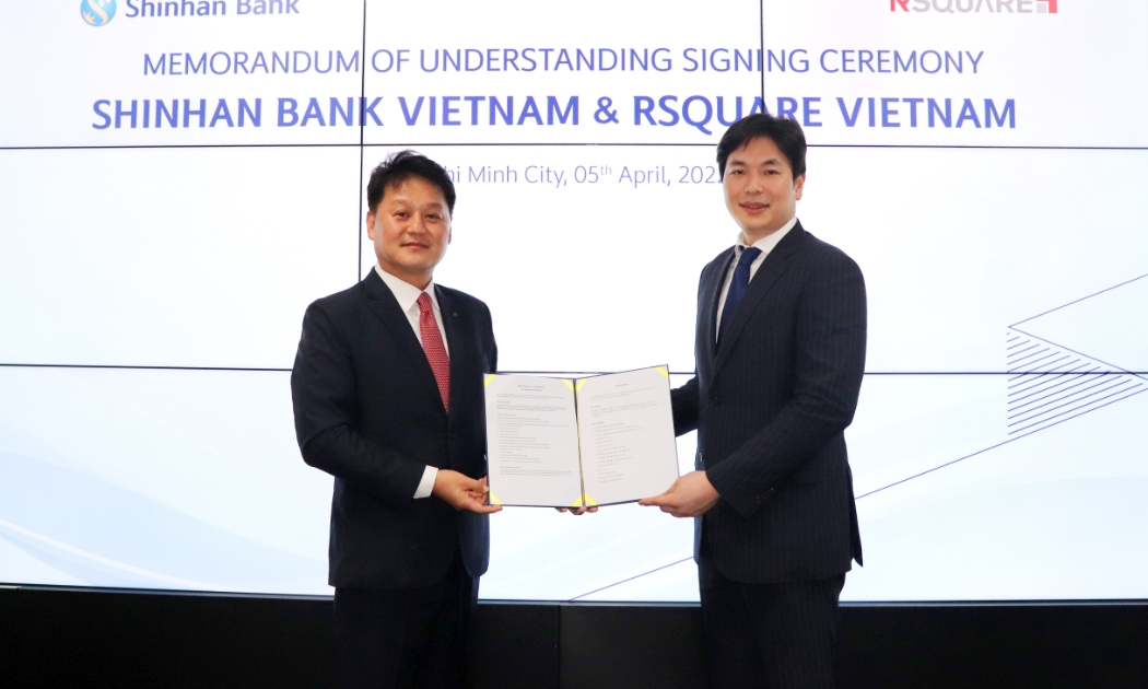 RSQUARE cam kết mang đến cho khách hàng doanh nghiệp của Ngân hàng Shinhan các dịch vụ liên quan đến quản lý tài sản và cho thuê văn phòng, kho bãi...