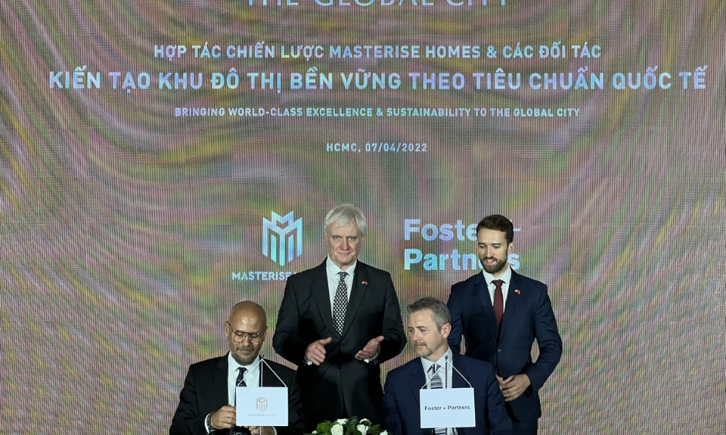 Masterise Homes hợp tác với Foster+Partners và Quimera Energy Efficiency phát triển The Global City được kỳ vọng trở thành trung tâm thứ hai của TP.HCM.