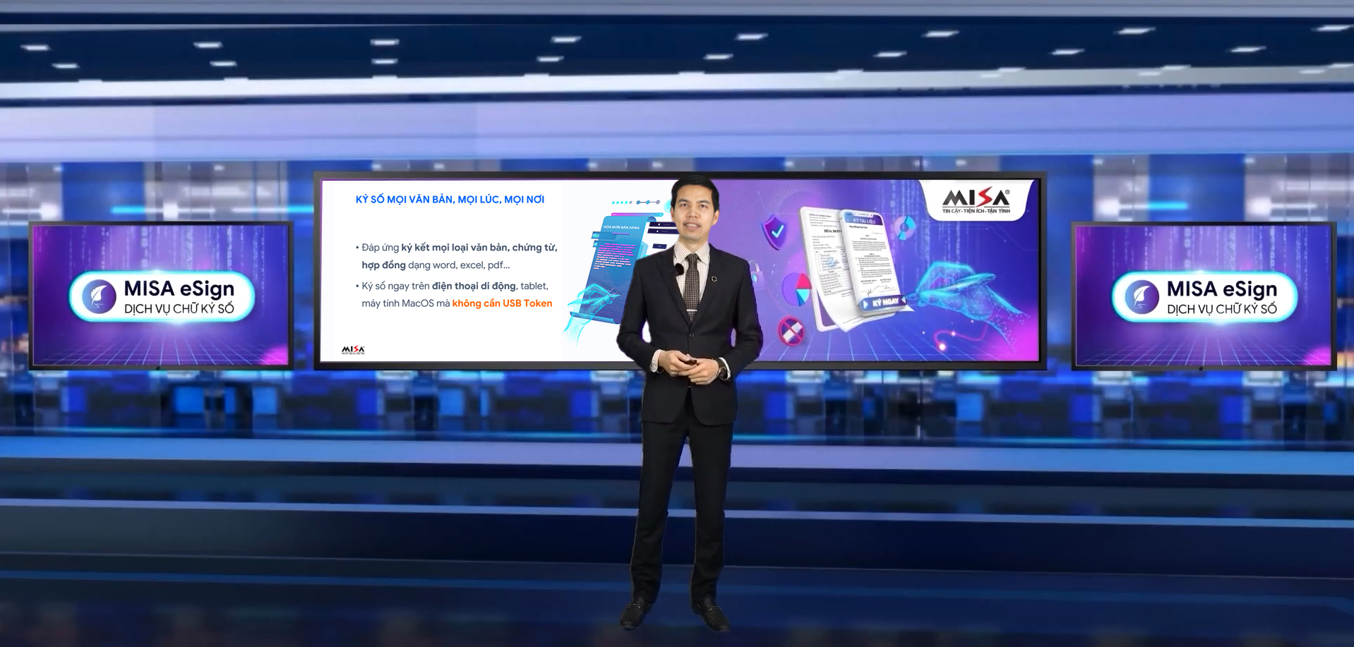 Lễ ra mắt chữ ký số từ xa MISA eSign thu hút sự tham gia đông đảo của công chúng.