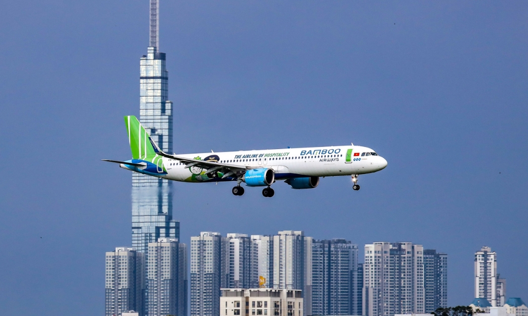 Bamboo Airways nhanh chóng mở rộng mạng bay và tăng tần suất khai thác nhằm đáp ứng nhu cầu của hành khách. Ảnh: Lưu Ngọc Tuấn.