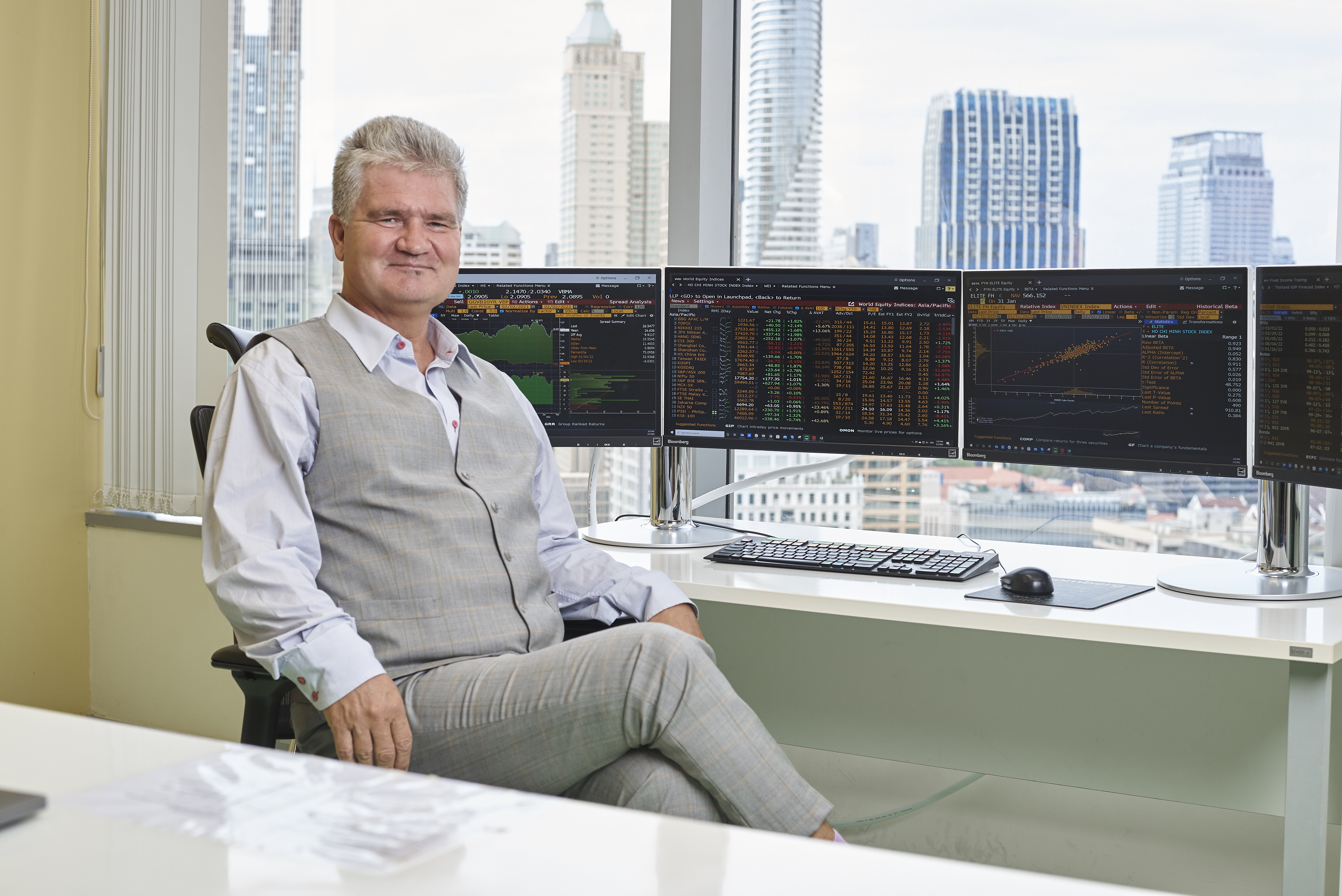 Ông Petri Deryng, người đứng đầu quản lý quỹ Pyn Elite Fund tại Việt Nam. 