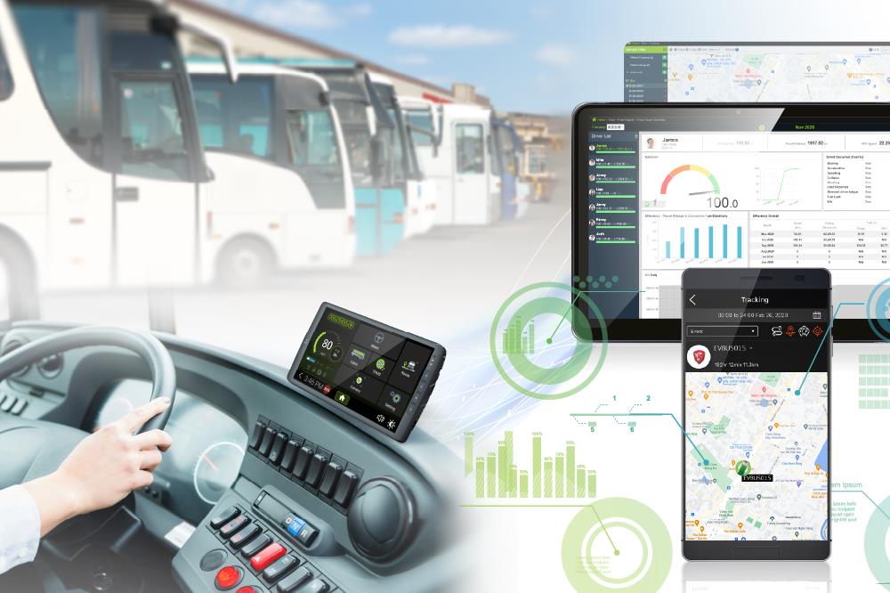 Giải ph&aacute;p viễn th&ocirc;ng cho xe bu&yacute;t điện MSI FUNTORO.